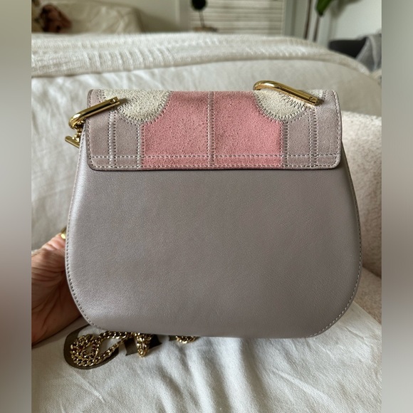 Chloe Drew Bag Crossbody Chain / multicolor suede patchwork 🌸 - Picture 3 of 15